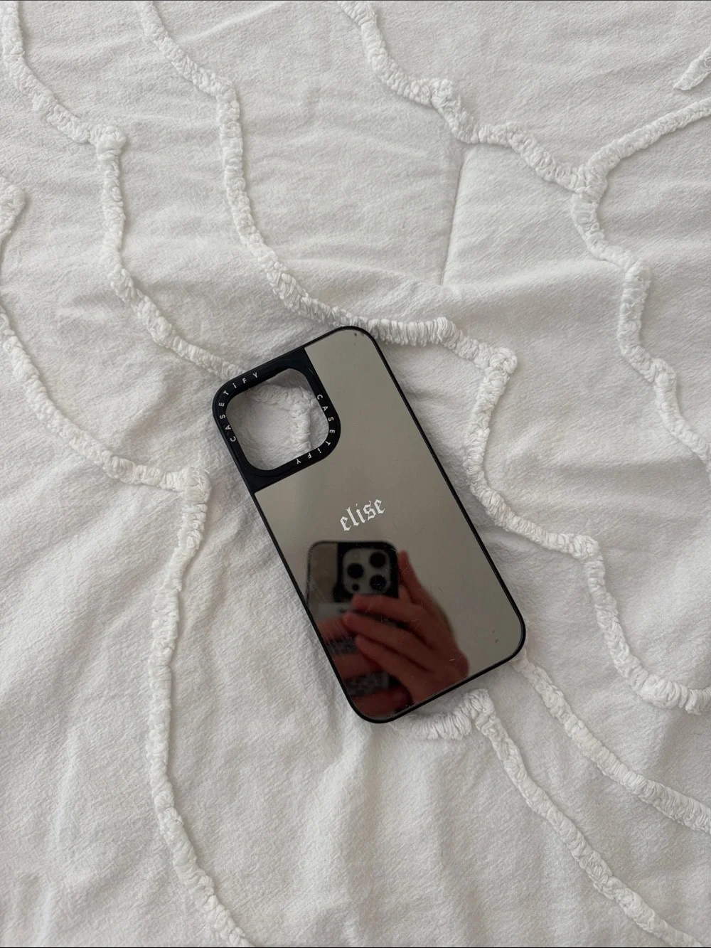 Custom Reflective Black Mirror Phone Case